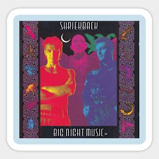 Big Night Music 1986 Throwback Design Sticker